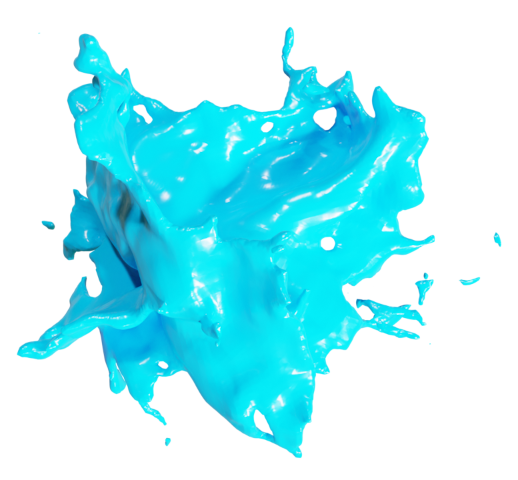 Cyan Splat