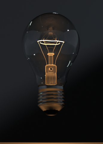 Single Light Bulb